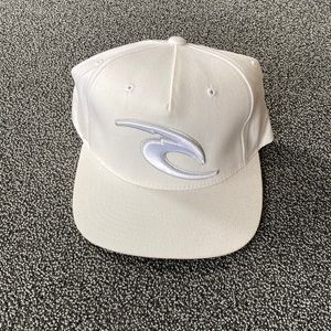 Rip Curl all white snap back Brand New
